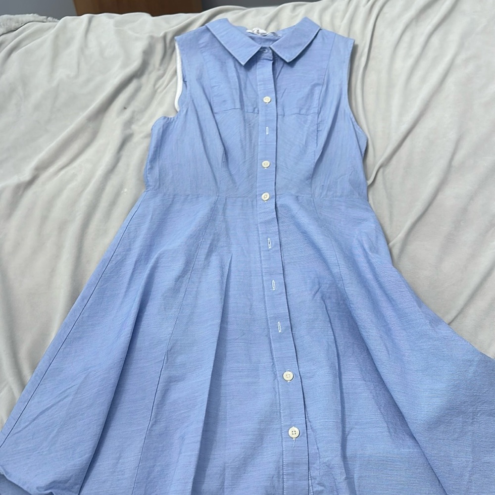 Blue striped BCBG Dress